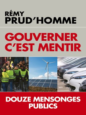 cover image of Gouverner c'est mentir